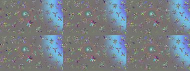 Renkli Yaz Temalı eskiz kalıbı. Modaya uygun kumaş deseni. Düz Çiçek Elementleri Tasarımı. Sevimli çiçek raster deseni.