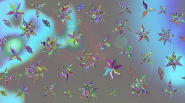 Güzel kumaş deseni. Yazdır. Raster çiçekli arka plan. Düz Çiçek Elementleri Tasarımı. Güzel eskiz şekli. Renkli Yaz Teması çizim şablonu.