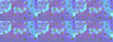 Raster illüstrasyonu. Şirin karalamalı çiçek desenli çizim. El yapımı çiçek ve bitki koleksiyonu. Raster illüstrasyonu. Çizim biçimi menekşe renklerinde.