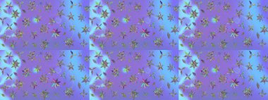 Raster illüstrasyonu. Robot resim. Küçük çiçekte sevimli çiçek deseni var..