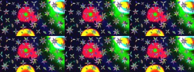 Raster illüstrasyonu. Çiçekli güzel suluboya desen. Gri renklerde.