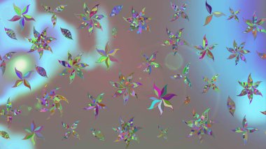 Kumaş desenli papatya çiçeği detayı. Gri renkli çiçekler.