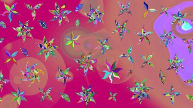 Organik motif arka planı. Ultraviyole kumaş deseni. Çizim kalıbı. Raster illüstrasyonu.