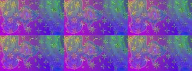 Küçük renkli çiçekler. Küçük çiçekte güzel bir desen. Robot resim. Çiçekli bahar çiçekleri. Motley illüstrasyonu. Moda baskıları için zarif bir şablon.