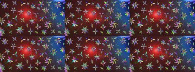 Raster suluboya çiçek deseni, narin çiçekler, kahverengi çiçekler, tebrik kartı şablonu. Güzel kumaş deseni.