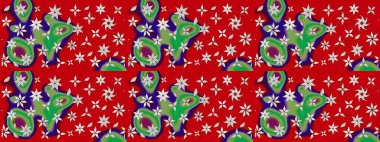 Eskiz Vintage Çiçek Deseni. Raster Kalça dokusu deseni.