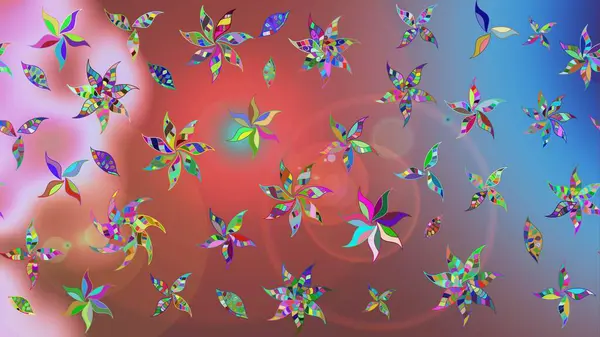 Renkli Bahar Teması eskiz kalıbı. Düz Çiçek Elementleri Tasarımı. Çiçek desenli eskiz, yaz çiçekleri. Pembe renkte çiçekler.