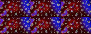 Parlak renkli çiçekleri ve kahverengi renkli yaprakları olan harika bir çiçek deseni. Modern çiçek arkaplanı. Halk tarzı. Moda baskıları için zarif bir şablon.