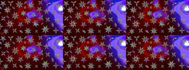 Arkaplan dokusu, duvar kağıdı, kahverengi renkli çiçek teması. Soyut etnik raster çizim kalıbı. Kabile sanatı boho baskısı, klasik çiçek arkaplanı.