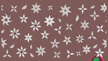 Küçük çiçekte güzel bir desen. Motley illüstrasyonu. Çiçekli bahar çiçekleri. Moda baskıları için zarif bir şablon. Küçük renkli çiçekler..