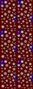 Çiçekli el çizimi çizimi deseni. Modern gelişim kırmızı raster arka plan duvar kağıdı çizimi klasik çizgili iz sürme desenli çiçekler, çiçekli süsler.