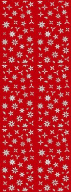 Çiçekli, yapraklı, çiçek desenli eskiz. Raster illüstrasyonu. El çizimi.