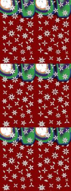 Kırmızı renkte çiçekler olan çiçek deseni çiz. Suluboya tarzında kırmızı renkte çiçekler.