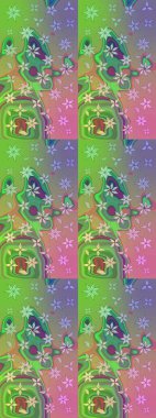 Kızılderili desenli desenli desenli şal deseni. Tekstil, tebrik kartı, boyama kitabı, telefon kılıfı baskısı için kullanılabilir. Etnik Mandala süsü. Raster Henna dövme stili.