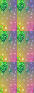 Raster. Zarif, parlak ve nötr çiçek desenli tasarım. Sabıka baskıları, bebek kıyafetleri, duvar kâğıtları, paket kutuları vb..