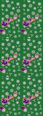 Küçük çaplı çiçeklerdeki basit şirin desenler. Tekstil veya kitap kapakları, imalat, duvar kağıtları, baskı, hediye paketi ve yapıştırma kitabı için çiçek eskizi geçmişi. Raster illüstrasyonu.