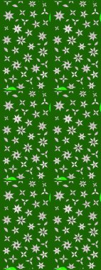 Nazik, sevimli çiçek arkaplanı. Yeşil renkli çiçekler. Raster çiçek desenli ve çiçekli..