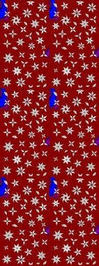 Modern çiçek arkaplanı. Moda baskıları için zarif bir şablon. Parlak renkli çiçekli ve kırmızı yapraklı harika bir çiçek deseni. Halk stili.