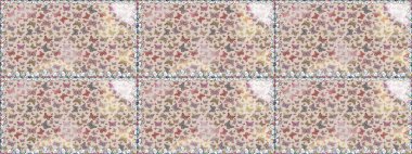 Renkli kelebeklerin kusursuz arka planı. Gri ve nötr arkaplan üzerine dekorasyon. Raster illüstrasyonu.