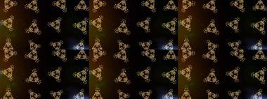 Raster Çiçek İllüstrasyonu güzel tekstil. Siyah, kahverengi ve gri renkli etnik çiçeklerle zarif bir eskiz deseni..