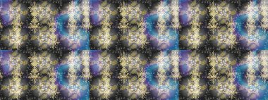 Yuvarlak raster kar tanesi. Soyut kış grisi, nötr ve mavi süs. Raster illüstrasyonu. Güzel kar tanesi. Renkli arka planda izole tatlı kar taneleri.