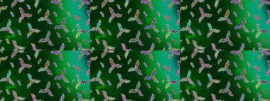 Kar taneleri tasarımı. Retro tarzı doku, soyut kış elementleri. Son moda kar taneleri ve elementler onun kartlarını gösteriyor. Muhteşem tasarım posteri, kapak, mavi, yeşil ve nötr renkli kart tasarımı.