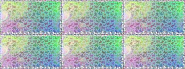 Kumaş, tekstil, baskı ve davetiye için arka plan. Mavi ve nötr renklerde resimler. Suluboya soyut parlak desenli kelebek kanatları, retro renkler.