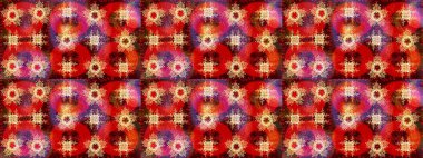 Raster resim. Arka plan üzerinde izole soyut kar taneleri ile düz tasarım. Kar taneleri arka plan. Snowflakes desen. Kar tanesi dekoratif desen.