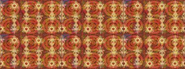 Raster Noel soyut renkli arka plan ve tatlı kar tanesi. Kahverengi, turuncu ve pembe renkli kar taneleri. Raster illüstrasyonu.