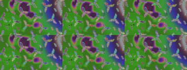 Raster illüstrasyonu. Soyut mandala ya da tuhaf kar tanesi çizgisi sanat tasarımı. Renkli arka planda izole tatlı kar taneleri.