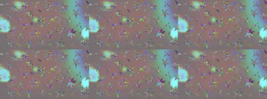 Küçük çiçekteki sevimli çiçek deseni. Güzel kumaş deseni. Raster illüstrasyonu. Güzel karalamalı çiçek deseni çiz..