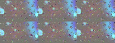 Parlak renkli çiçekleri ve gri renkli yaprakları olan harika bir çiçek deseni. Modern çiçek arkaplanı. Moda baskıları için zarif bir şablon. Halk stili.