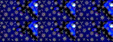 Raster illüstrasyonu. Çiçekli, yapraklı, çiçek desenli eskiz. El çizimi.