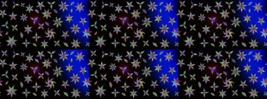 Tekstil, kumaş, kapaklar, duvar kağıtları, baskı, naylon, koleksiyon defteri, örgü, dekupaj için güzel bir eskiz. Millefleur 'lar. Küçük siyah çiçekli oldukça eski bir besin torbası deseni..