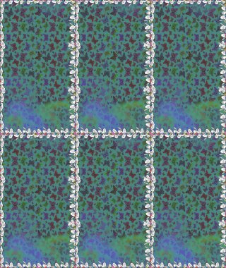 Kelebek deseni. Mavi renkte bir resim. Moda Kumaşı Tasarımı. Raster. Soyut çizim arkaplanı.