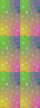 Raster çiçek desenleri çiziyor. Tarafsız renklerde vadinin çiçekleri.