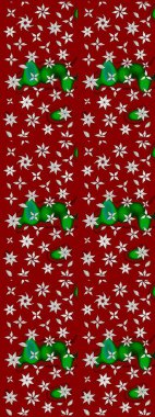 Küçük çiçekteki sevimli çiçek deseni. Kırmızı renkte çiçekler.