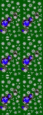 Sulu boya tarzında yeşil çiçekli zarif eskiz deseni, tasarım elementleri. Düğün davetiyeleri için çiçek deseni, tebrik kartları, hatıra defteri, baskı, hediye paketi, imalat. Düzenlenebilir.