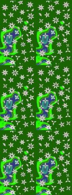 Çiçekli bahar çiçekleri. Küçük çiçekte güzel bir desen. Küçük renkli çiçekler. Moda baskıları için zarif bir şablon. Motley illüstrasyonu.