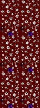 Eskiz modeli etnik tasarım. Çiçekleri, deniz kabukları, mandalaları ve suluboya efektleriyle donanma geçmişi. Yatak çarşafları, ceket, paket tasarımı, kumaş ve moda kavramları için tekstil baskısı.