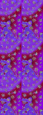 Çiçekler menekşe üzerine. Eskiz arkaplan modeli. Suluboya, elle çizilmiş. Raster stoku.