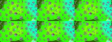 Yatak çarşafları, ceket, paket tasarımı, kumaş ve moda kavramları için tekstil baskısı. Çiçekleri, deniz kabukları, mandalaları ve suluboya efektleriyle donanma geçmişi. Çizim kalıbı etnik tasarım.