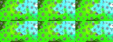 Tomurcukları çiçek olan sevimli bir çiçek deseni. Kumaş, tekstil, duvar kağıdı baskısı için. Raster illüstrasyonu. Eski usul. Eskiz geçmişi. Raster..