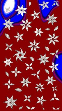 Suluboya çizim kalıbı. Dekorasyon ve tasarım için güzel bir desen. Moda baskısı. Çiçeğin suluboya çizimlerinin mükemmel deseni. Eski.