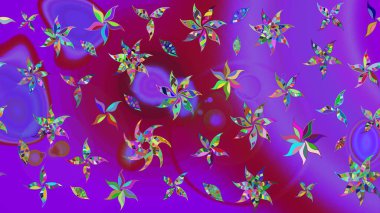 Raster şirin suluboya çiçek desenleri çiziyor. Büyük bir çiçek boyası seti. Kartlar, davetiyeler, tarih kartları ve daha fazlası için kullanılabilir.