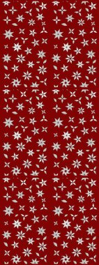 Çiçekli çiçek deseni, suluboya. Küçük çiçekte güzel bir çiçek deseni var. Raster deseni.