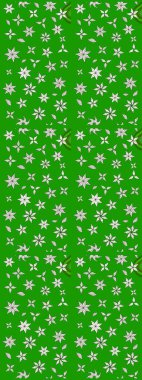 Şirin çiçek elementleri. Raster illüstrasyonu. Taslak desenli, modaya uygun kumaş deseni. Renkli Bahar Teması eskiz kalıbı. Düz Çiçek Elementleri Tasarımı.