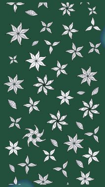 Düz Çiçek Elementleri Tasarımı. Renkli Bahar Teması eskiz kalıbı. Raster..