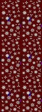 Küçük çiçekte güzel bir çiçek deseni var. Çiçekli çiçek deseni, suluboya. Raster deseni.