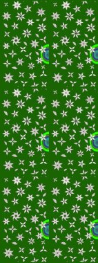 Düz Çiçek Elementleri Tasarımı. Karalama çiçeği. Renkli Bahar Teması eskiz kalıbı. Güzel kumaş deseni. Zentangle soyut çiçekleri. Raster illüstrasyonu.